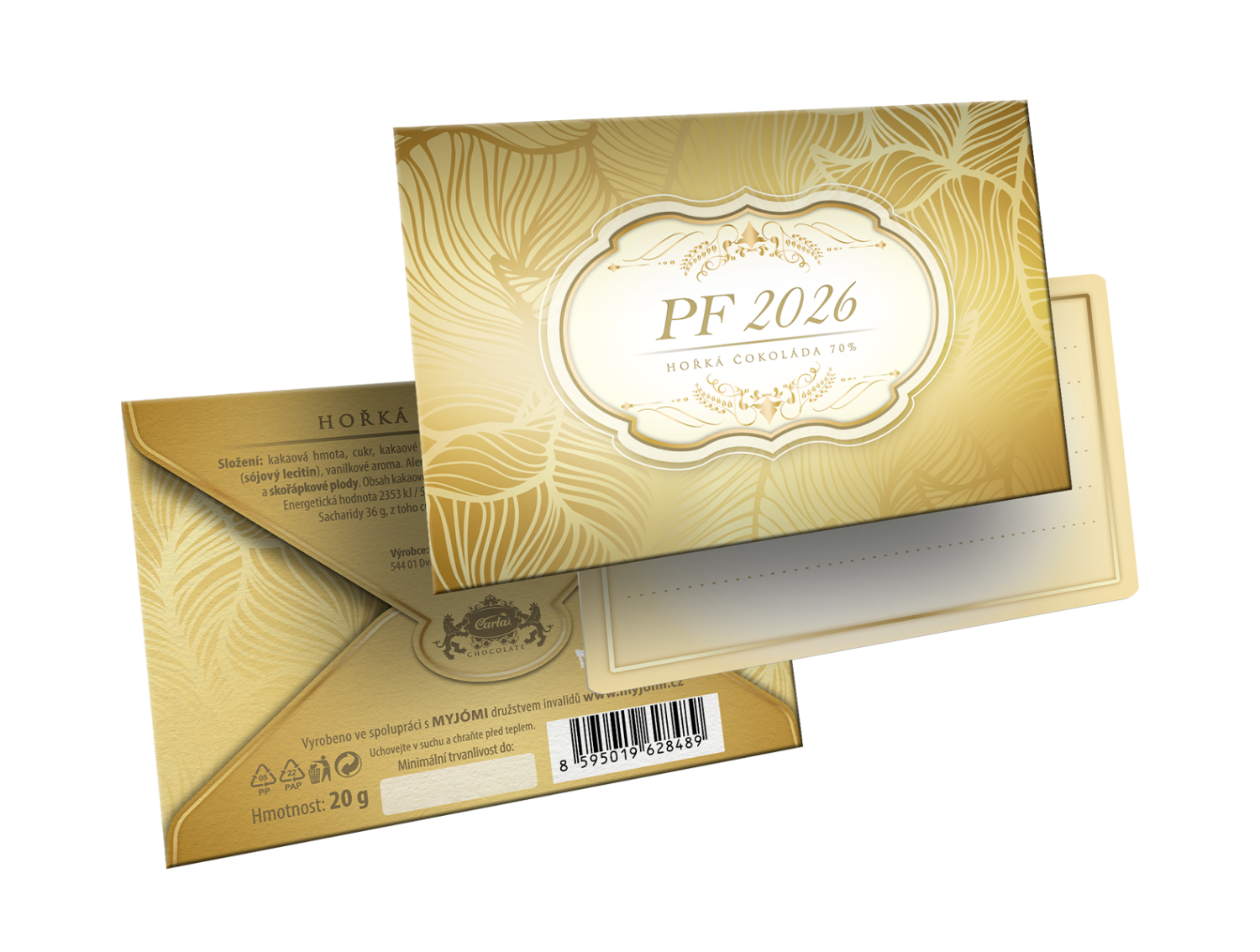 Čokoobálka - PF 2026 zlatá - Carla