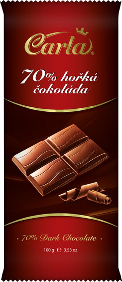 Hořká čokoláda 70% 100g - Carla