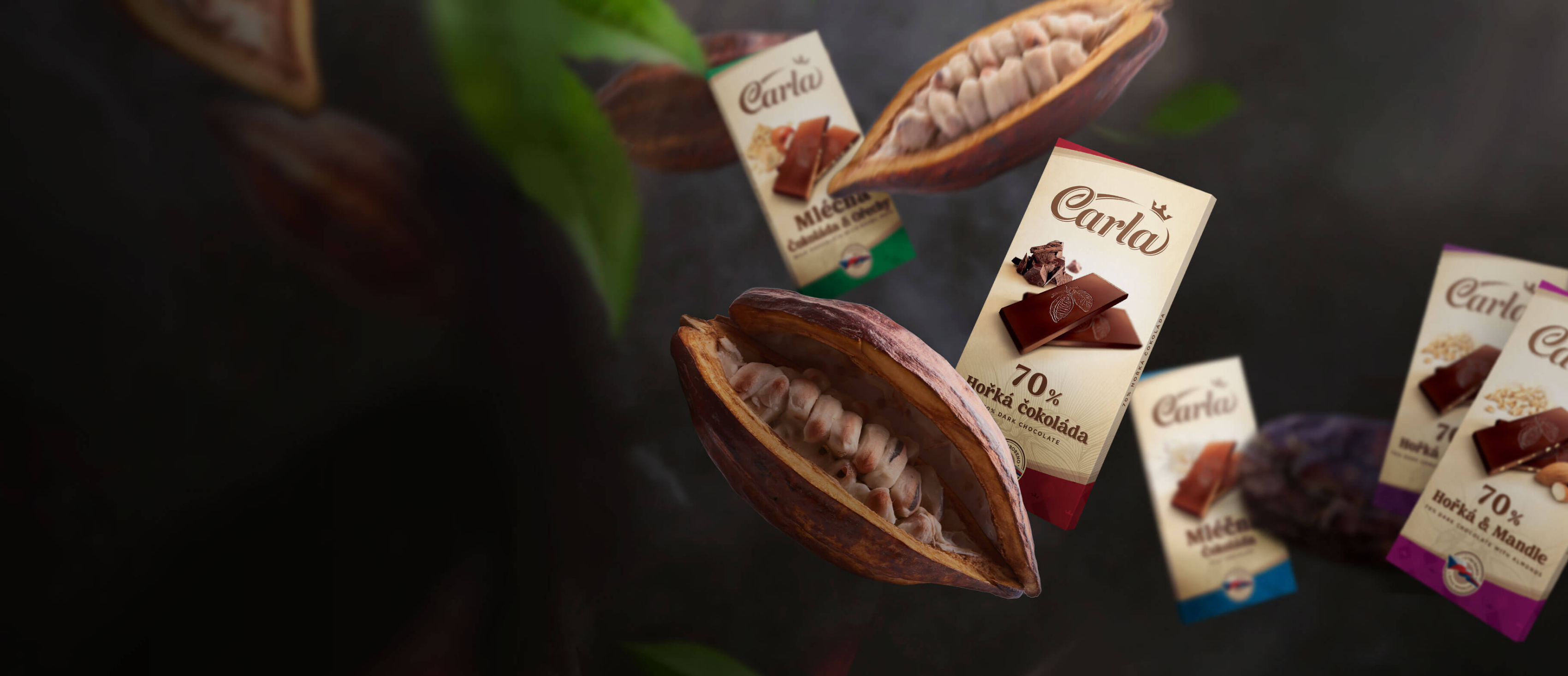 Čokoláda z čokoládovny Carla je jednou z nejkvalitnějších českých čokolád na trhu. Výroba čokolády, čokoládových pralinek, kakaa a čokoládových polotovarů jako je fondant nebo poleva na zmrzlinu.