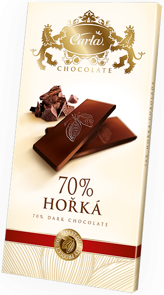 Hořká čokoláda Carla 70% 80g - Carla